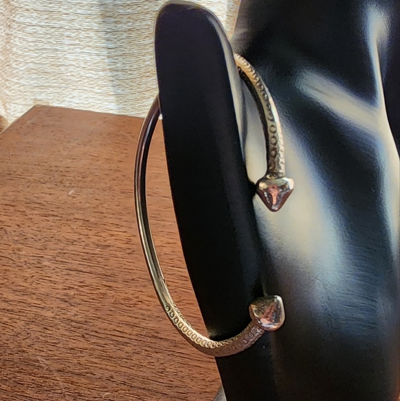 Sterling silver unisex bangle - Picture 6 of 8